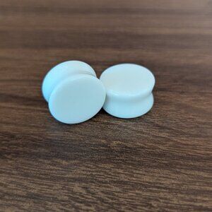 White Resin 21mm Plugs